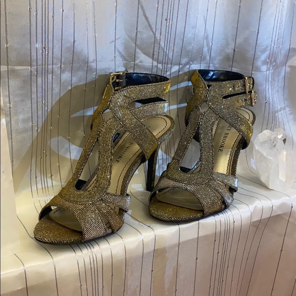 Silver and gold 2” heels